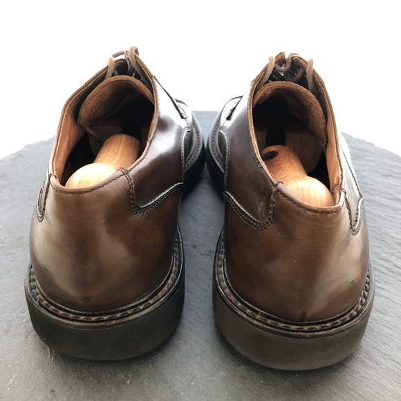 Florsheim brown leather cap toe oxfords size 8M - Picture 5 of 8